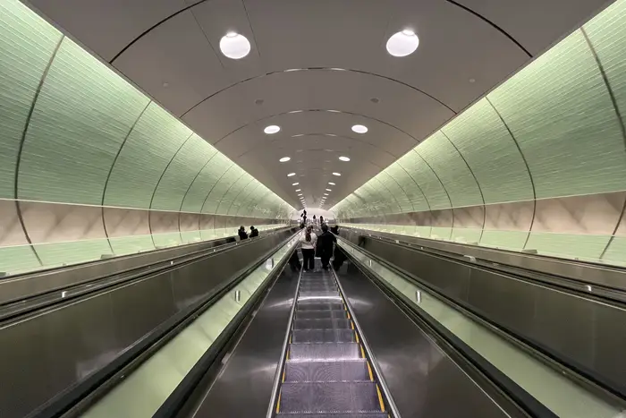 The 182-foot escalators at Grand Central Madison are the longest in the MTA's system.